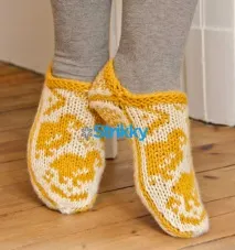 В’язані тапочки для жінок від Drops Design жінок