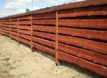 Паркан із необрізної дошки плюси та мінуси - Легка справа плюси