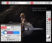 Затемнення у Photoshop можна