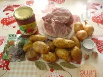 Смажене зі свинини з картоплею свинини