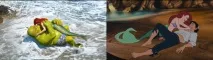 19 цікавих остилиць і пародій у мультфільмі Шрек пародій