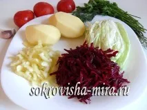 Борш картофи Борш фасул