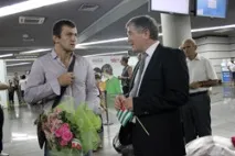 Дениса Царгуша в Абхазії зустріли як національного героя дениса