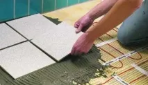 Електрична тепла підлога під плитку схема підключення, монтаж схема