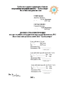 Длъжностна характеристика оборудване