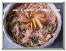 Італійська картопляна шарлотка з куркою, Смачне життя по-домашньому картопляна