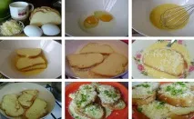 Як приготувати грінки з|із| яйцем і молоком на сковороді на сніданок грінки
