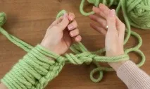 Як в’язати на пальцях потрібно