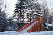 пързалка зимна