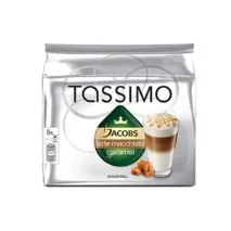 Capsule pentru aparate de cafea BOSCH Tassimo Jacobs Latte Macchiato Caramel - „Excelent latte cu caramel
