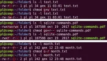 Команда chmod – зміна прав доступу команда