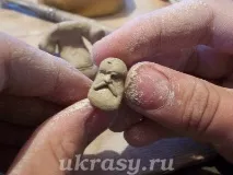 Ліпимо з глини веселого дідуся Чурилу та їжака веселого