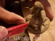 Ліпимо з глини веселого дідуся Чурилу та їжака веселого