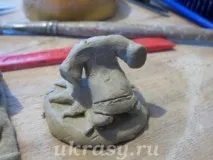 Ліпимо з глини веселого дідуся Чурилу та їжака веселого