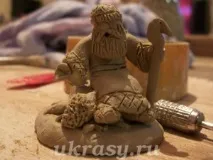 Ліпимо з глини веселого дідуся Чурилу та їжака веселого