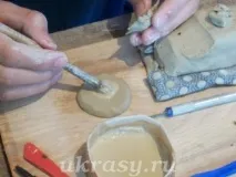 Ліпимо з глини веселого дідуся Чурилу та їжака глини