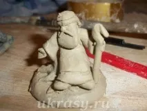 Ліпимо з глини веселого дідуся Чурилу та їжака чурилу