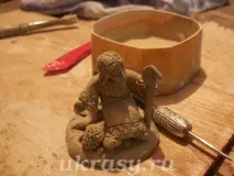 Ліпимо з глини веселого дідуся Чурилу та їжака веселого