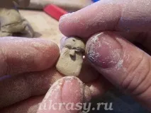 Ліпимо з глини веселого дідуся Чурилу та їжака глини