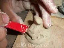 Ліпимо з глини веселого дідуся Чурилу та їжака ліпимо