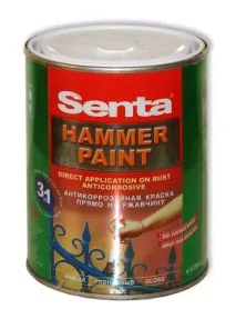 Молоткова антикорозійна фарба Senta Hammer антикорозійна