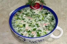 Окрошка на сироватці рецепт з фото покроково як приготувати рецепт