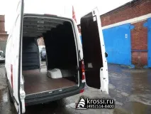 Обшивка фургону Фольксваген Крафтер L3H2 фанерою, що ламінує. l3h2