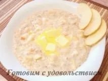 Вівсяна каша на молоці з яблуками, Готуємо із задоволенням! яблуками