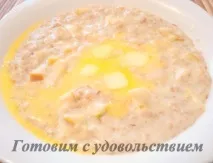 Вівсяна каша на молоці з яблуками, Готуємо із задоволенням! каша