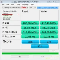 Підроблений SSD Samsung 850 EVO 250GB 250gb