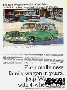 Першим комфортабельним позашляховиком у світі став Jeep Wagoneer світі