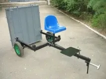 Причіп для мотоблоку, вісь для причепа мотоблока своїми руками, візок для мотоблоку причіп