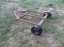 Причіп для мотоблоку, вісь для причепа мотоблока своїми руками, візок для мотоблоку причепа