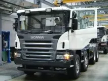Виробництво вантажівок Scania на заводі в Санкт-Петербурзі заводі