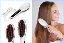 Гребінець випрямляч fast hair straightener фото та відео випрямляч