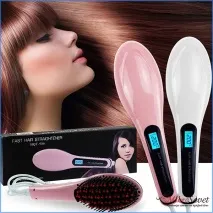 Гребінець випрямляч fast hair straightener фото та відео випрямляч
