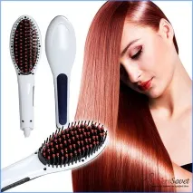 Гребінець випрямляч fast hair straightener фото та відео straightener