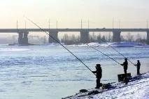 Рибалка на Ангарі рибалка