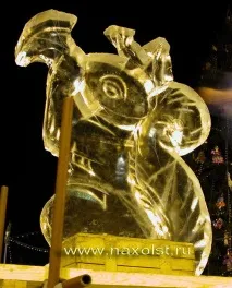 Скульптура ніч, На полотно скульптура