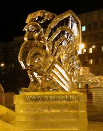 Скульптура ніч, На полотно скульптура
