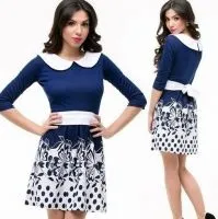 Викройка «сукня Тетянка з відкладним коміром» сукня