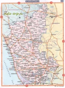 Хампі карта, як дістатися, коли краще їхати карта