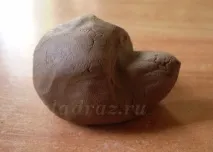 собствените ръце глинен