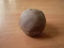 собствените ръце глинен