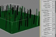 3D MAX плагін для створення трави GRASS-O-MATIC плагін