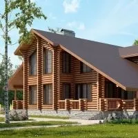 Будинки з оциліндрованої колоди колоди