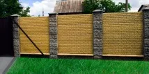 Декоративні бетонні паркани особливості та монтаж, Моя дача декоративні