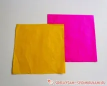 Гвоздика з кольорового паперу, Майстер-клас своїми руками кольорового