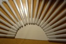 Інтер’єрне віяло з пластикових виделок, Домашній hand-made виделок