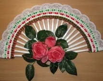 Інтер’єрне віяло з пластикових виделок, Домашній hand-made віяло